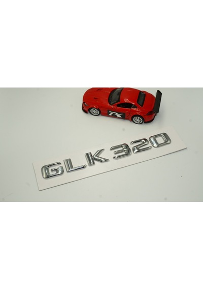 GLK 320 Bagaj Krom Metal 3M 3D Yazı Logo