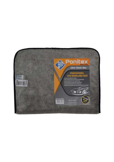 Ponitex 3510 Mikrofiber Uber Oto Kurulama Ve Temizlik Bezi 40X60 1 Adet