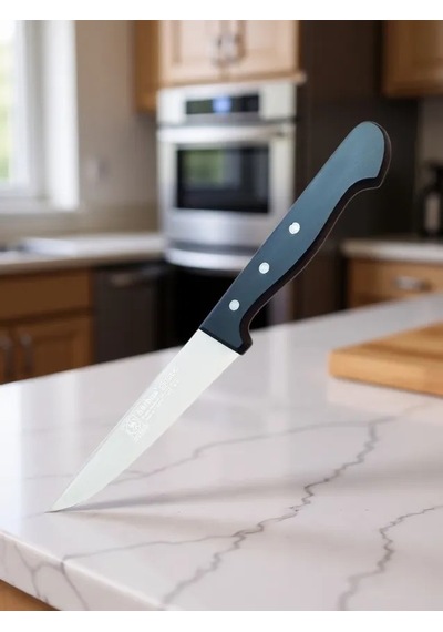 Sürmene Kasap Bıçağı 25 Cm Pimli Paslanmaz Çelik Sıyırma Doğrama Et Sebze Ekmek Mutfak Çeyiz Bıçağı