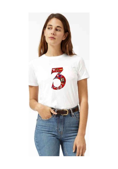 Stanger Things 3 Collection Kadın Beyaz Tshirt