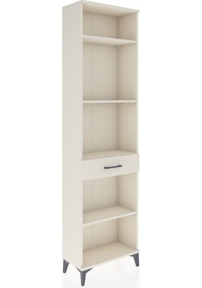Arges Dolap 4 Raflı Tek Çekmeceli 60x30x221 Aytaşı-aytaşı Aytaşı