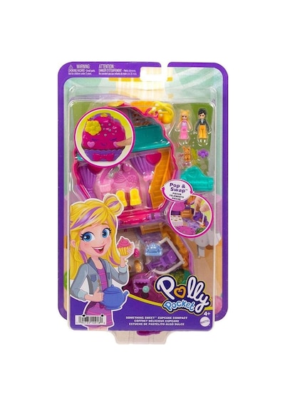 Mattel Polly Pocket Ve Maceraları Micro Oyun Setleri Cupcake Compact Fry35-hkv31