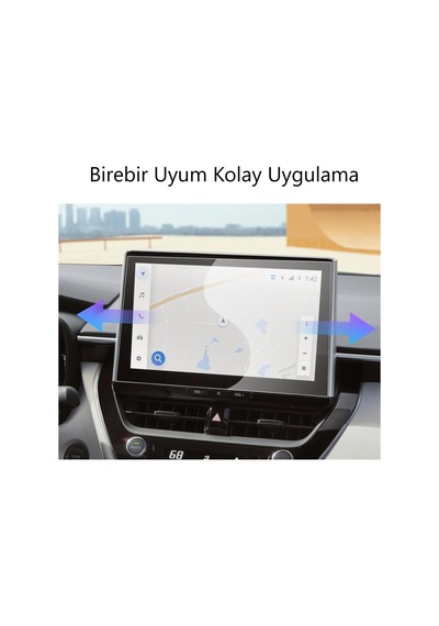 Toyota Corolla Hatchback Hybrid Mat Ekran Koruyucu 10.5 İnç ' Sadece Ekran Koruyucu