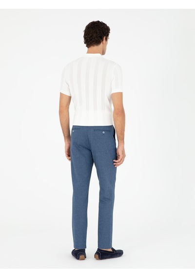 Cacharel İndigo Carrot Fit Kanvas Pantolon Mavi Cacharel İndigo Carrot Fit Kanvas Pantolon Mavi