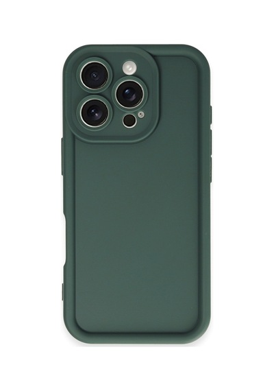 Apple iPhone Uyumlu 16 Pro Max Kılıf Viera Silikon - Koyu Yeşil Bzsxx00 1