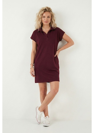 Lela Bayan Elbise 5866153 Bordo Bordo