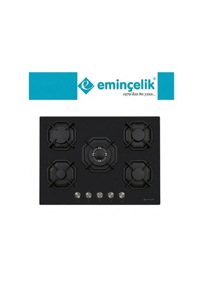 Eminçelik Ve Afm MC38 FM7600 - 22 385 WOK - FM3400 Siyah Cam 3'lü Ankastre Set