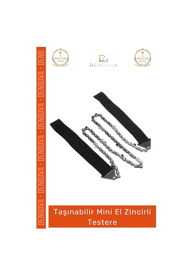 Testere Taşınabilir Kamp Doğa Yürüyüşü Avcılık Çelik Kesim Kompakt Mini El Zincirli Testere