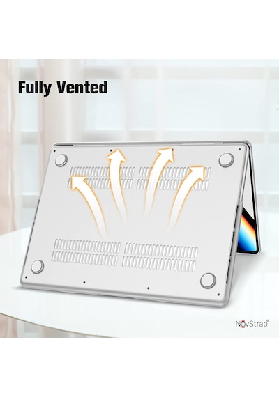 Novstrap Apple Uyumlu MacBook Pro 14 İnç M3/m3 Pro/m3 Max A2992 A2918 İle Kılıf Sert Mat Buzlu Kapak Karışık Çok Renkli