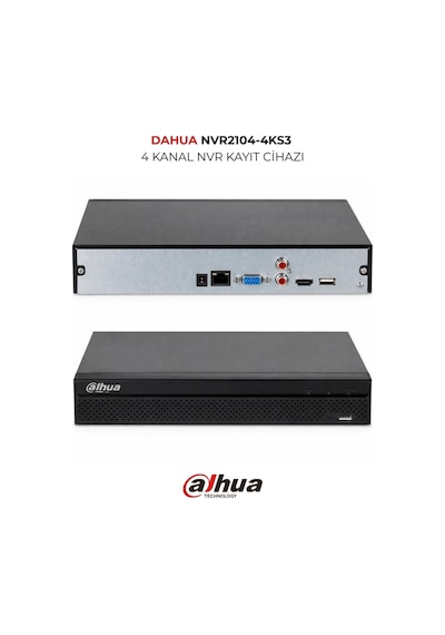 Nvr2104hs 4ks3 4 Kanal 4k Nvr Güvenlik Kamera Kayıt Cihazı