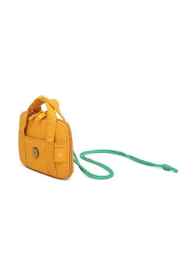 Smart Bags Mikro Poly Kumaş Askılı Mini Boy Kadın Cüzdanı 3346 Hardal