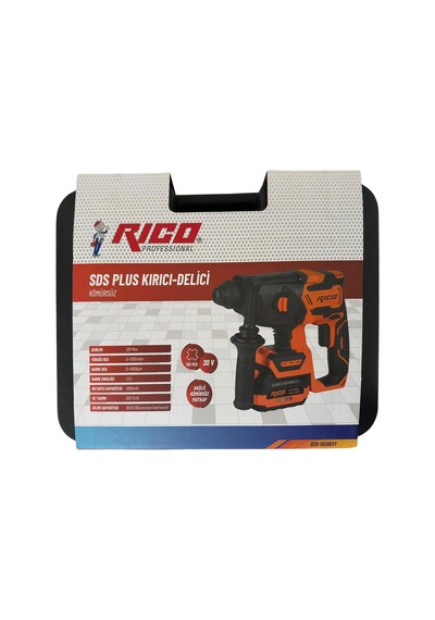 Rico 028-RE0031 Sds Plus 20V Kömürsüz Kırıcı Delici