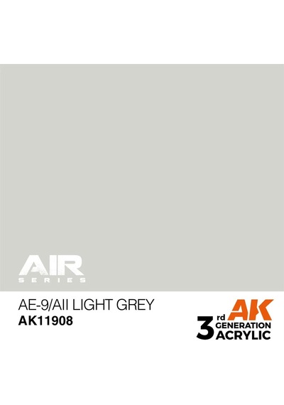 Ak Interactive 11908, 17 Ml. 3gen Ae-9/aıı Light Grey Aircraft Maket Boyası Standart