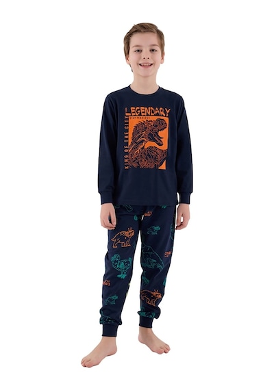 Rolypoly Rp3671-2 Erkek Çocuk Kışlık İkili Pijama Takım Lacivert