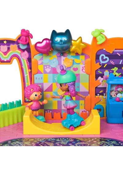 69755 Sun-spm-figür Oyun Set Gabby S Dollhouse Çatı Katı Paten Partisi Belirtilmemiş