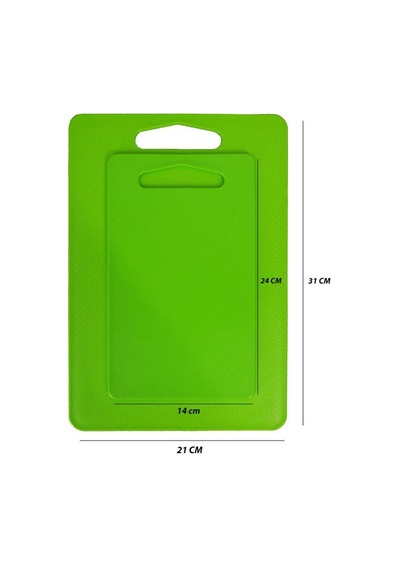 Kesme Tahtası Plastik 2'li Yeşil