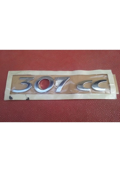 Peugeot 307 Cc Krom Bagaj Yazısı 3m 3d Abs