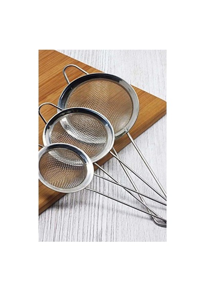 Çelik 3'li Süzgeç 6-7-8 Cm Belirtilmemiş