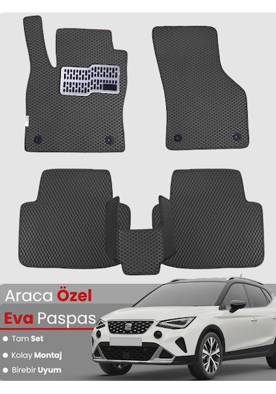 Seat Arona 2021-2025 Uyumlu Eva Paspas Tam Set Oto Paspas,araca Özel,kolay Montaj 454