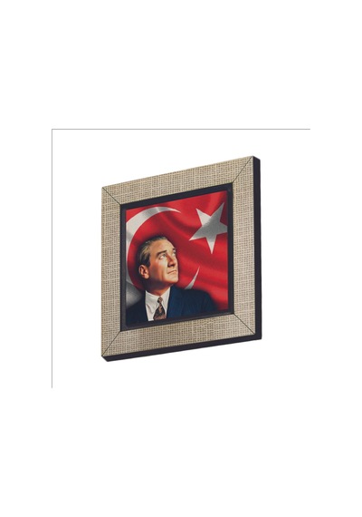 Mustafa Kemal Atatürk Baskılı Mdf Magnet 7x7 344