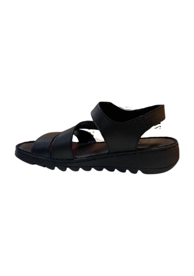 Neon Akm-098 Kadın Siyah Hakiki Deri Sandalet - 36 Siyah