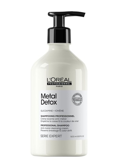 Professionnel Serie Expert Metal Detox Arındırıcı Şampuan 500 Ml - İşlem Görmüş Ve Boyalı Saçlar İçin Kırılma Karşıtı Bakım
