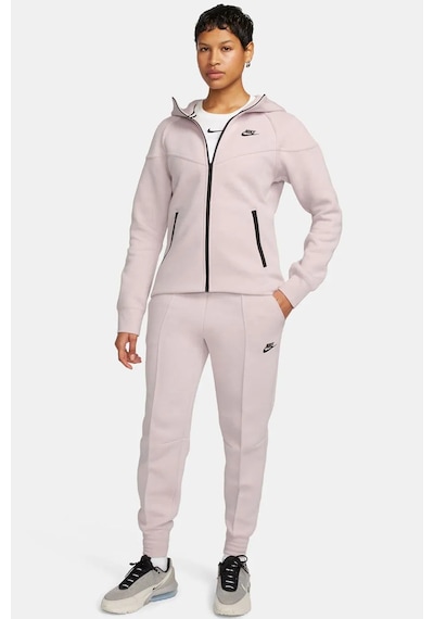 Nike Sportswear Tech Fleece Standart Fit Mid Rise Jogger Kadın Eşofman Altı Lila