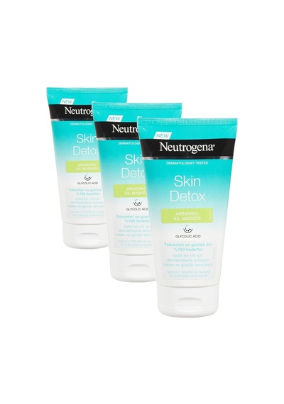 Skin Detox Arındırıcı Kil Maskesi, 150 Ml 3 Paketi