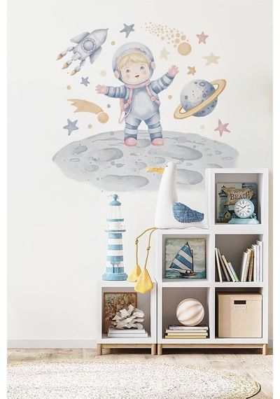 Sevimli Kaşif Temalı Çocuk Ve Bebek Odası Dekoratif Duvar Sticker Seti