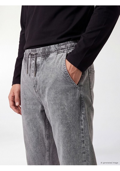 Lcw Jeans Gri 710 Loose Fit Erkek Jean Pantolon