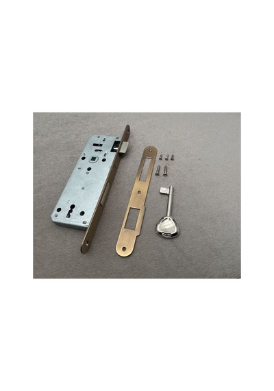 Özen Handles Oval İç Kapı Oda Kilidi Gömme Kilit 40/90/23 Antik Sarı 2 Adet