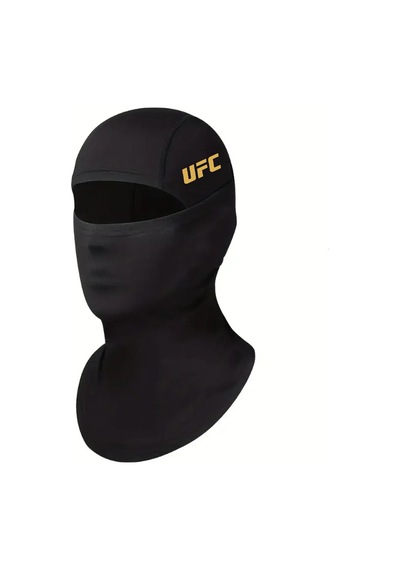 Flex Ufc Yazılı Siyah Kar Maskesi Model 4 Balaklava Kış Motor Drill Dövüş Box Mma Kickbox Spor