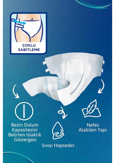 Tena Proskin Slip Maxi Bel Bantlı Yetişkin Bezi L - 192 Adet