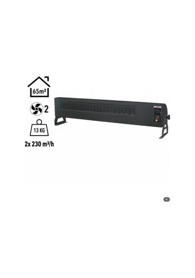 Elektrokonfor Vortex 360 6000w Uk Elektrikli Fanlı Isıtıcı 3000w/6000w Krem