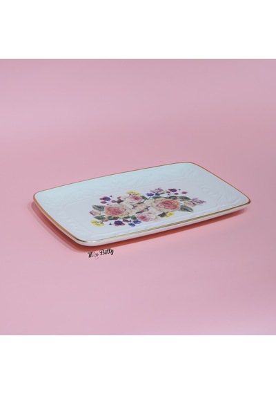 Rose Deluxe Ordövr Tabağı Pembe