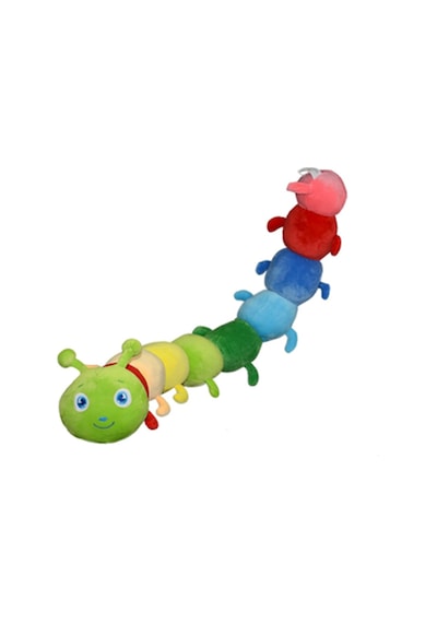 Peluş Renkli Tırtıl Yastık 75Cm
