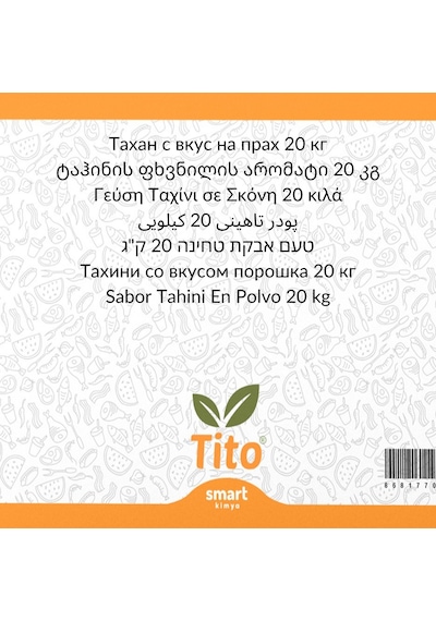 Toz Tahin Aroması 20 Kg