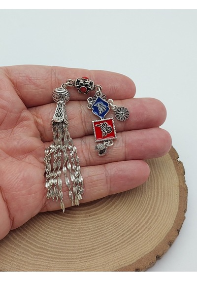 Gümüş Kaplama Alpaka Tesbih Püskülü 62456