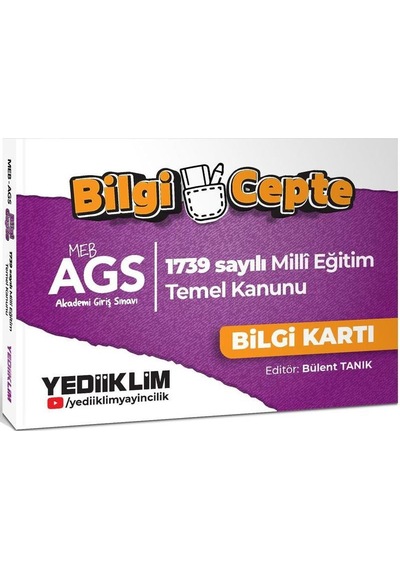 Yediiklim Meb Ags 1739 Sayılı Milli Eğitim Temel Kanunu Bilgi Kartı Soru-cevap