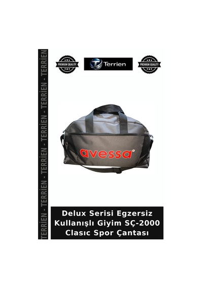 Delux Serisi Egzersiz Kullanışlı Giyim Sç-2000 Clasıc Spor Çantası