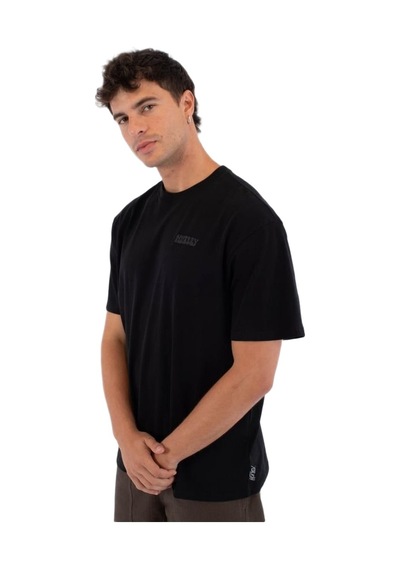 Hurley Hurley Bubble Back Print Erkek Siyah Tişört 001