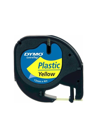Dymo Letratag Plastik Sarı Şerit 59423 12Mm X 4 Metre
