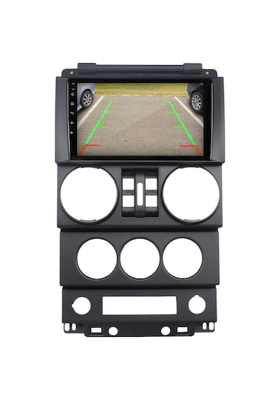 Jeep Wrangler Araç Multimedya Android Ekran Carplay Navigasyon Double Teyp 2+32 9" 07-10 Black Navımex