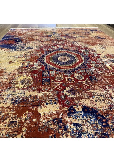 Hoom Rugs Tebriz Kr05 150 Tarak Makina Halısı Çok Renkli