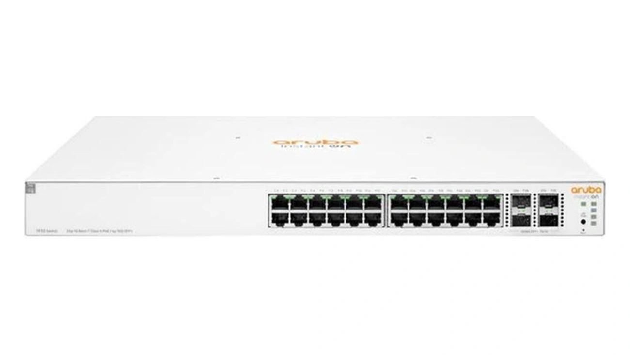 Hpe Aruba Ion Jl684b 1930 24 Port Gıgabıt+4x10gb Sfp Yönetilebilir L2+ Rackmount 370w Poe Swıtch-113288