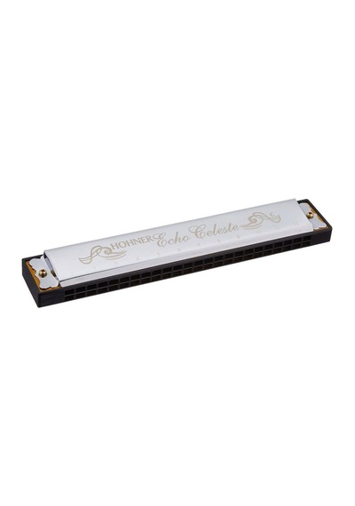 Hohner Echo Celeste 24 Çift Delik Tremolo Harmonik-mızıka -çanta
