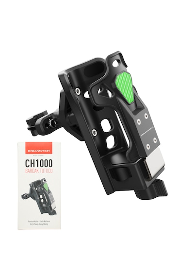 Knmaster Ch1000 Motosiklet Bardak Tutucu Siyah
