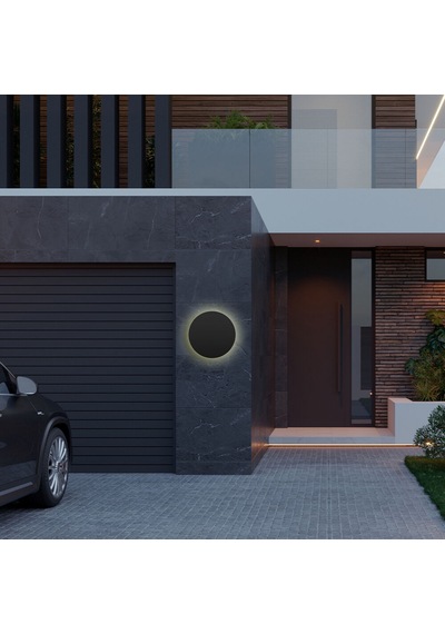 Beyaz Modern Ip65 Iç&dış Mekan Aydınlatma Armatürü Aplik Siyah