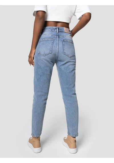 Tho 90's Mom Regular Fit Kadın Pantolon Mavi