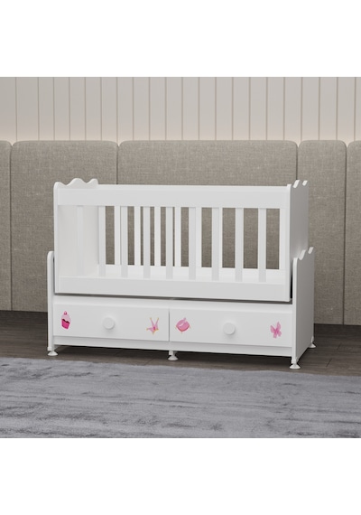 Garaj Home Elegant 60x120 Beşik - Prenses Beyaz